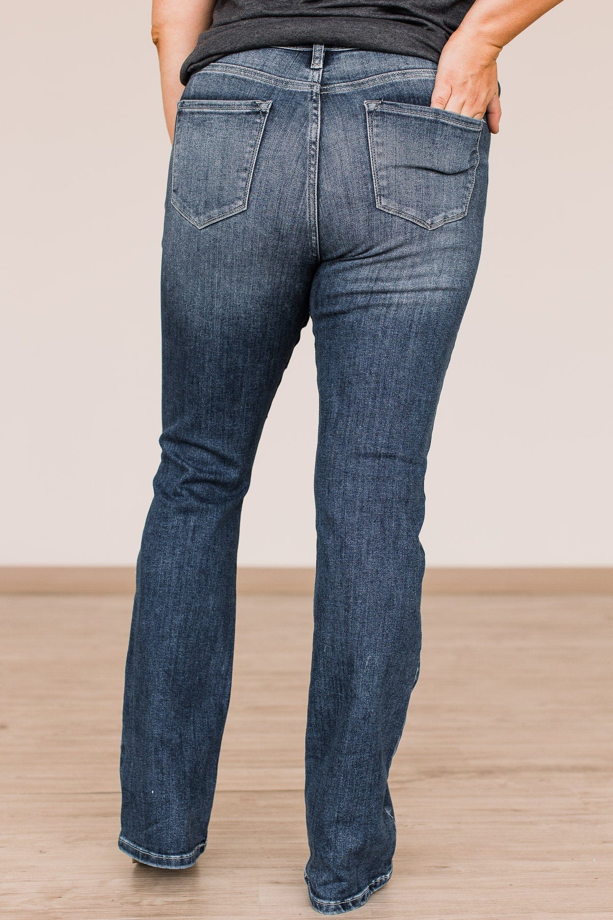 KanCan Skinny Bootcut Jeans- Lauren Wash