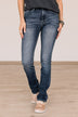 KanCan Skinny Bootcut Jeans- Lauren Wash
