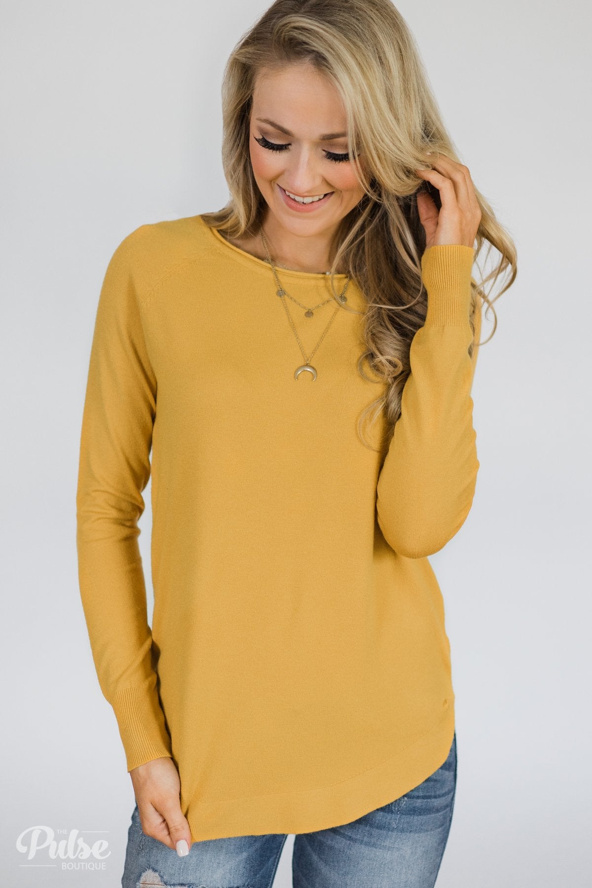 Butter Me Up Sweater- Honey Yellow