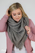 The Perfect Blanket Scarf- Grey