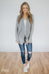 First Choice Layering Cardigan- Heather Grey