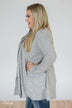 First Choice Layering Cardigan- Heather Grey