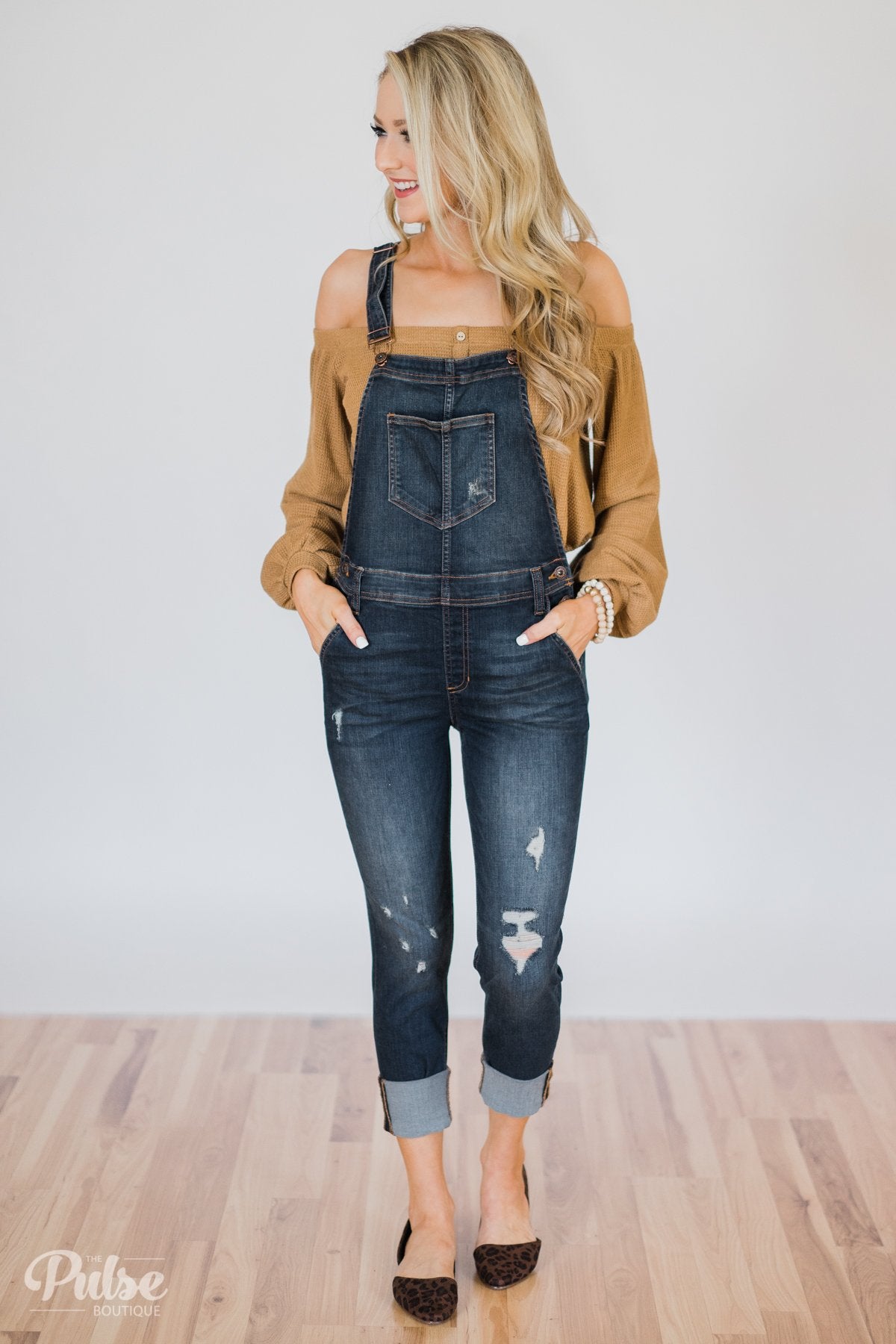 Sneak Peek- Kate Dark Wash Overalls