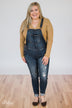 Sneak Peek- Kate Dark Wash Overalls
