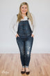 Sneak Peek- Kate Dark Wash Overalls