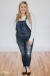Sneak Peek- Kate Dark Wash Overalls