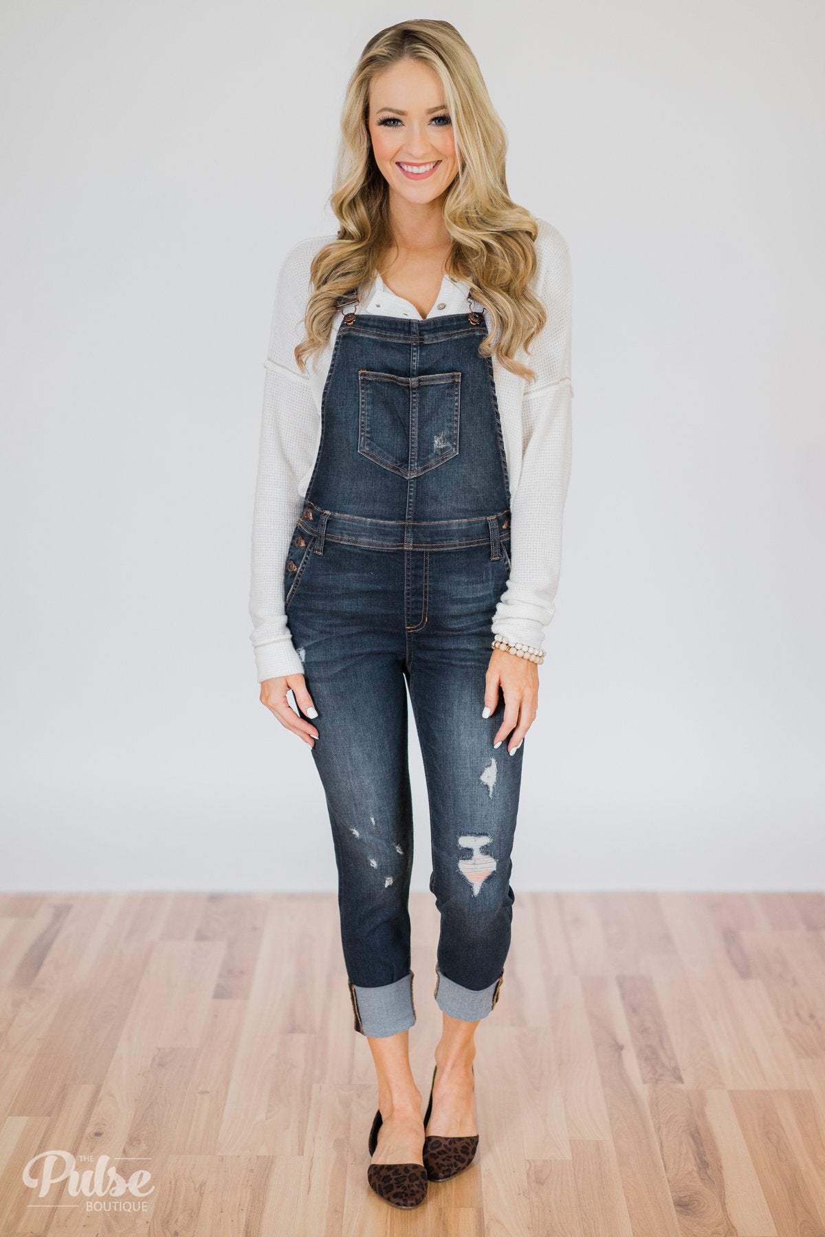 Sneak Peek- Kate Dark Wash Overalls
