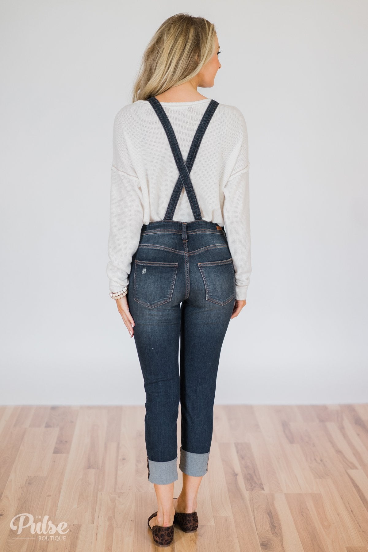 Sneak Peek- Kate Dark Wash Overalls
