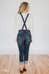 Sneak Peek- Kate Dark Wash Overalls