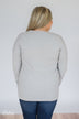Truly Yours Sweater- Silver