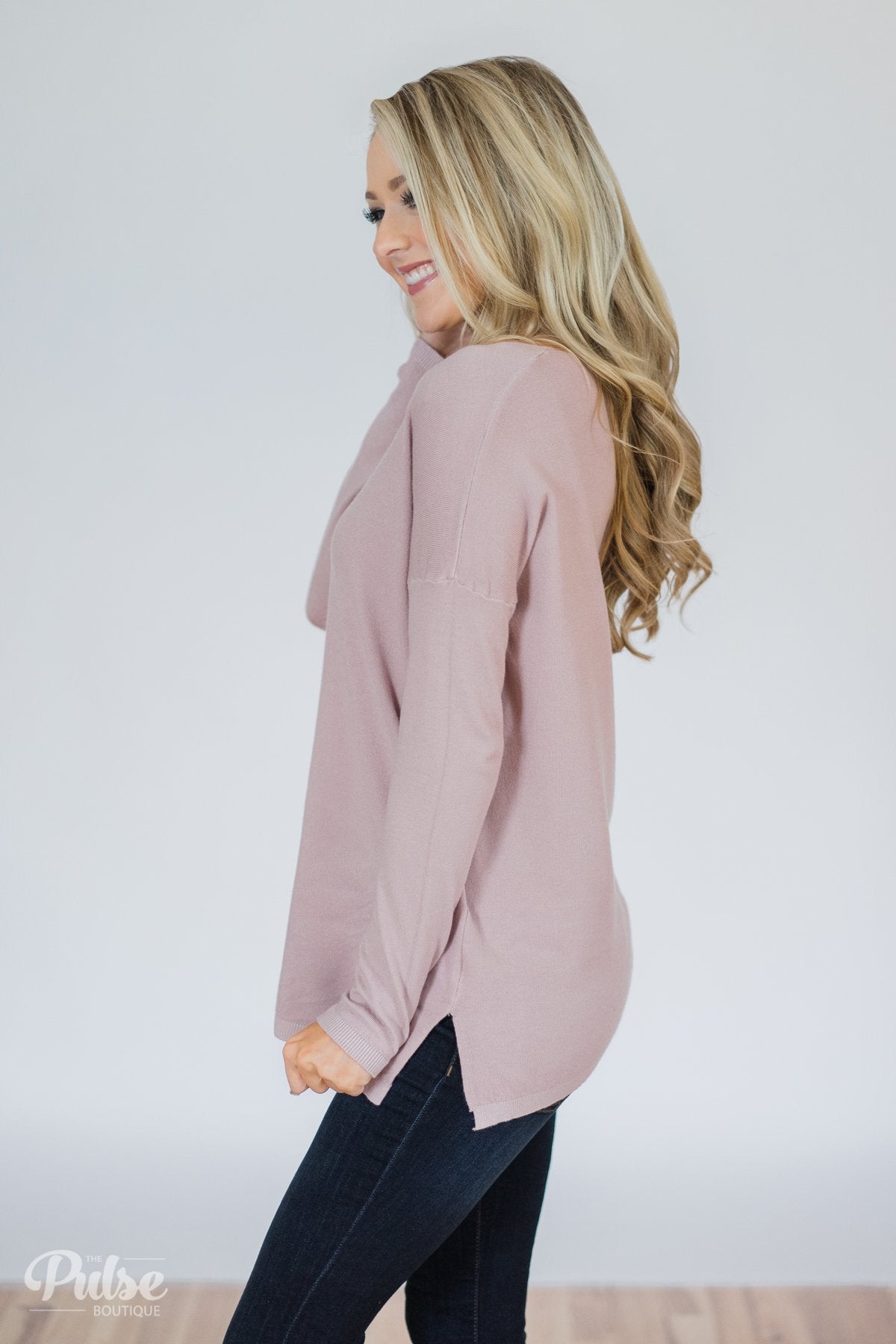 Truly Yours Sweater- Blush