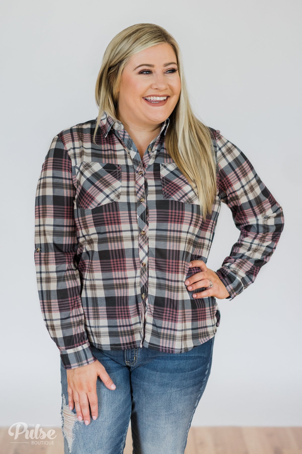 Plaid Perfection- Navy, Purple, & Olive