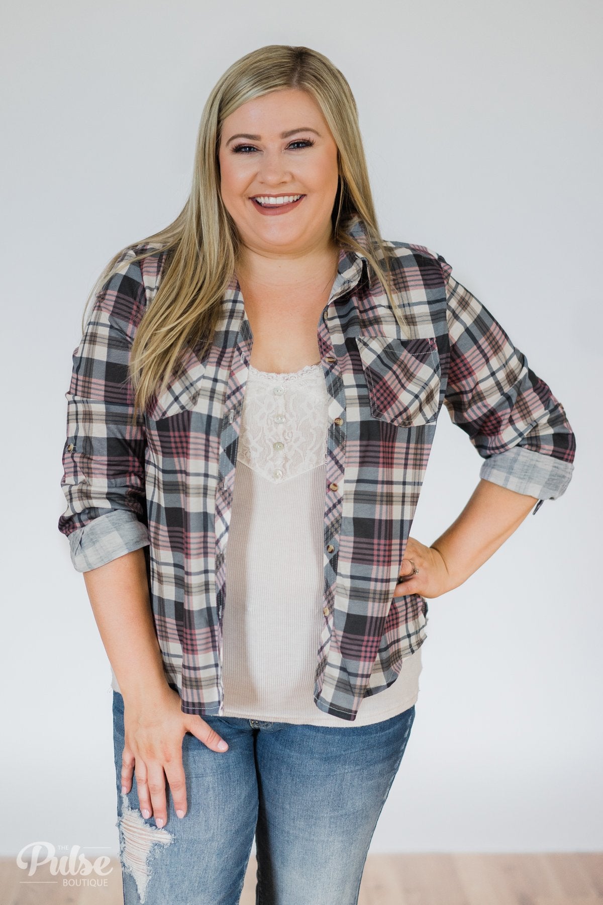 Plaid Perfection- Navy, Purple, & Olive