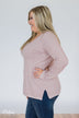 Truly Yours Sweater- Blush
