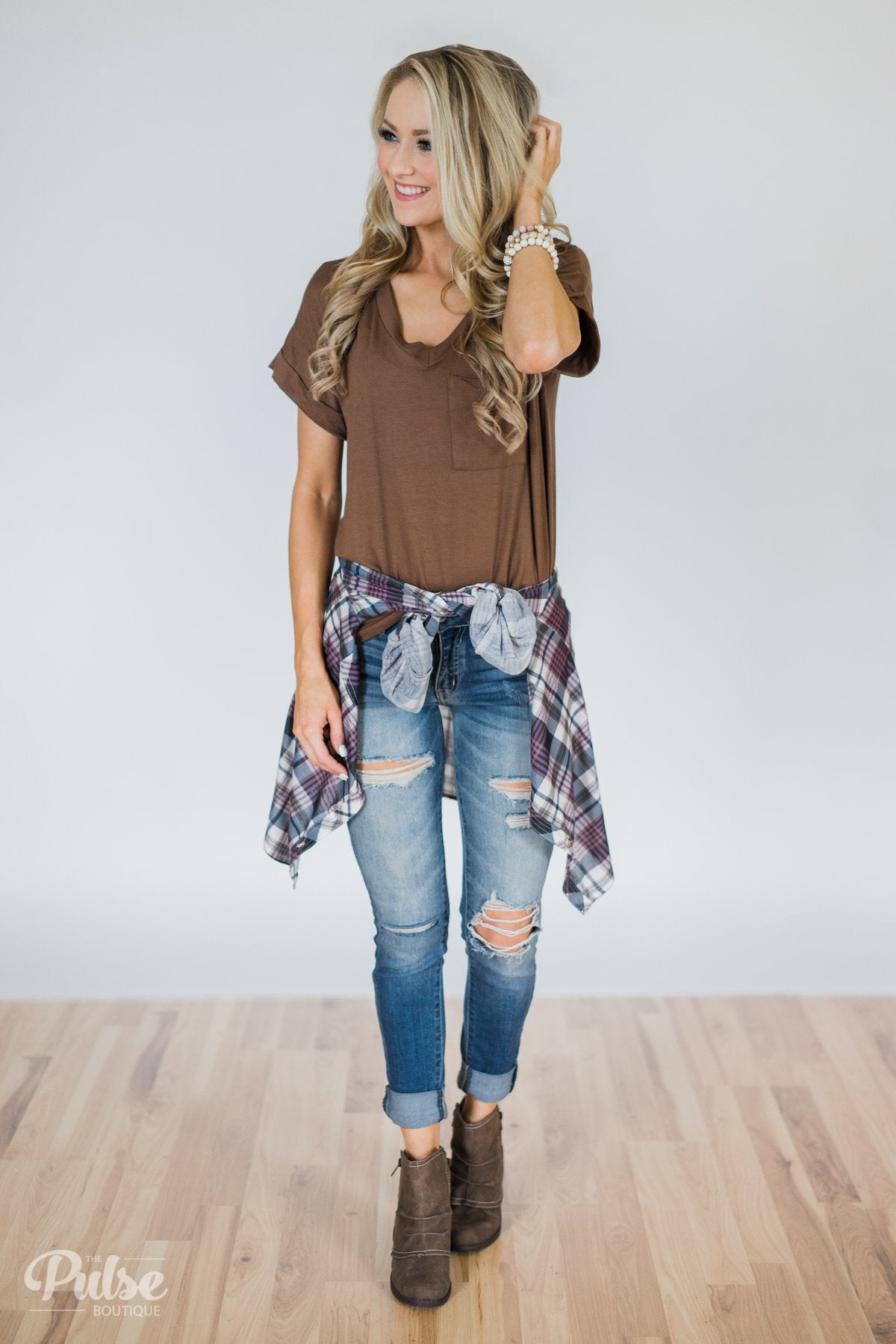 Plaid Perfection- Navy, Purple, & Olive