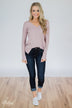 Truly Yours Sweater- Blush