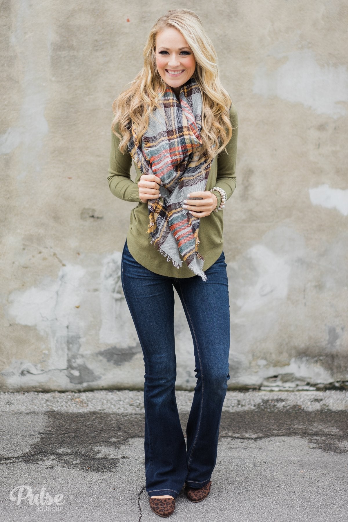 Butter Me Up Sweater - Olive