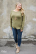 Butter Me Up Sweater - Olive