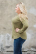 Butter Me Up Sweater - Olive