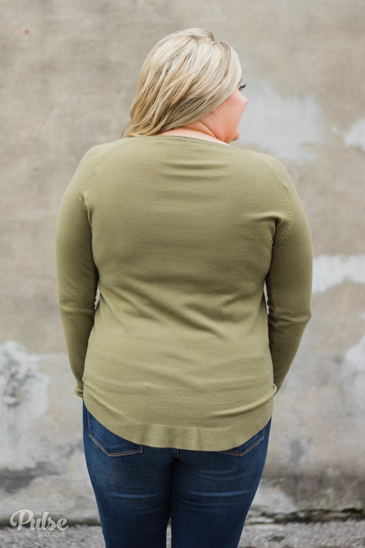 Butter Me Up Sweater - Olive