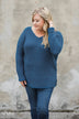 Snuggle Up Knitted Sweater- Enchanted Blue