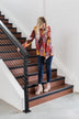 Wandering Free Printed Blouse- Purple Tones