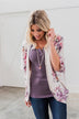 Love That I Give Floral Kimono- Purple Tones