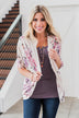 Love That I Give Floral Kimono- Purple Tones