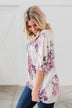 Love That I Give Floral Kimono- Purple Tones