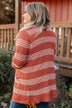 Misty Mornings Knit Cardigan- Rust