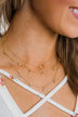Dainty 3 Tier Necklace- Gold