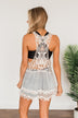 Shine Like The Sun Mesh & Lace Cover Up- Ivory