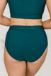 Sandy Shores High-Rise Swim Bottoms- Teal