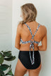 Sweet Sunshine Criss-Cross Bikini Top- Multi-Color Leopard