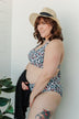 Sweet Sunshine Criss-Cross Bikini Top- Multi-Color Leopard