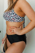 Off To An Oasis High-Rise Swim Bottoms- Black