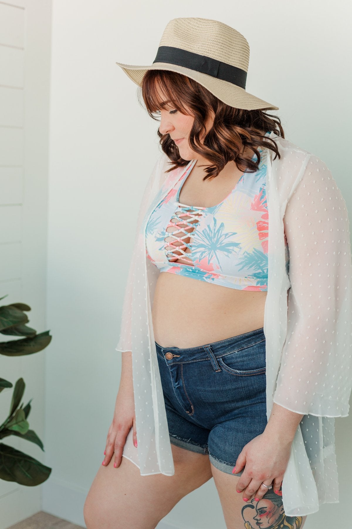 Sounds of Spring Lightweight Kimono- Ivory