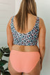 Soul Full Of Sunshine Knot Tankini Top- Multi-Color Leopard