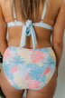 Vacation Vibes Mid-Rise Swim Bottoms- Tropical Multi-Color
