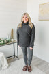 Cherishing Moments Turtle Neck Sweater- Heathered Black
