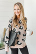 Simply Sublime Leopard Sweater- Taupe, Black, Off White