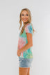 Dream Big Tie Dye Lounge Top- Multi-Color