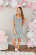 Be My Beloved Spotted Print Dress- Off White & Black