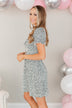 Be My Beloved Spotted Print Dress- Off White & Black