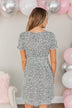 Be My Beloved Spotted Print Dress- Off White & Black