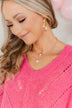 Darling 2-Tier Heart Necklace- Gold & Pearl