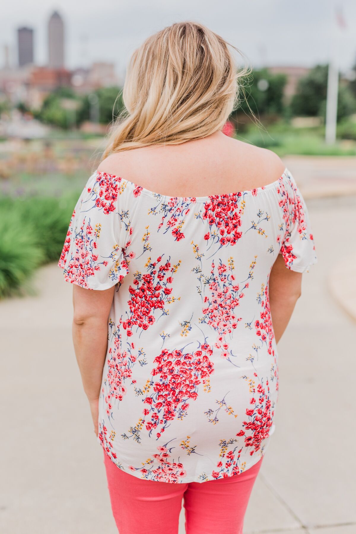 When I'm With You Off the Shoulder Top- Ivory