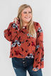 Sweet As Sugar Floral Blouse- Dark Clay