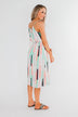 Take My Hand Midi Dress- Multi-Colored