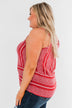Amazed by Beauty Shift Tank Top- Raspberry Red